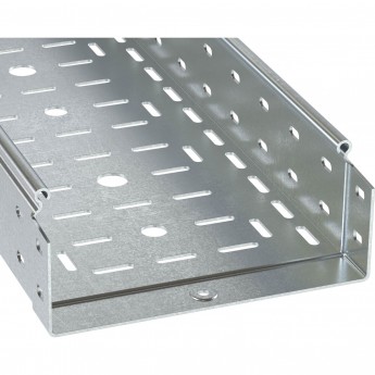 Лоток листовой DKS перфорированный 150х100 L3000 сталь 0.7мм DKC 35342