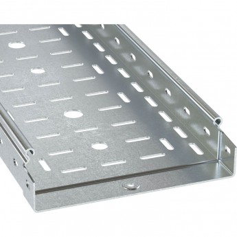 Лоток листовой перфорированный DKC 400х100 L3000, толщина 1мм